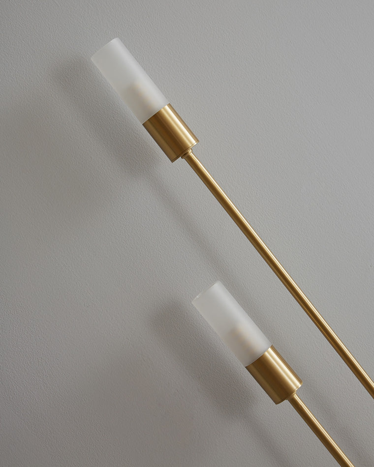 WOMO Black and Brass Modern Candelabra Wall Sconce-WM6096 - Image 29