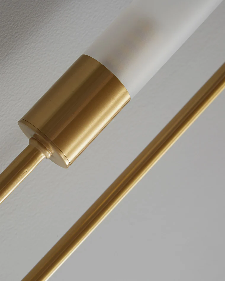 WOMO Black and Brass Modern Candelabra Wall Sconce-WM6096 - Image 30