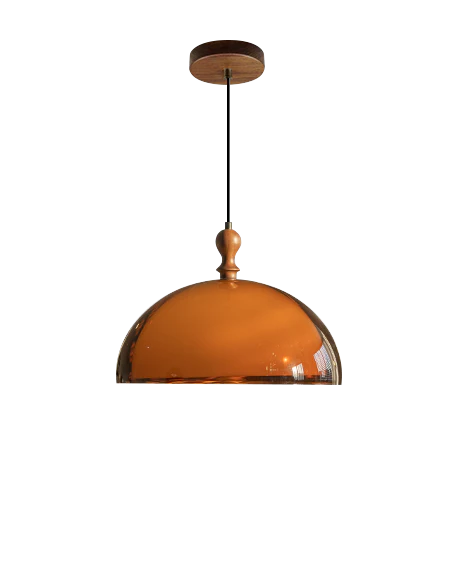 WOMO Brown Dome Pendant Light-WM2985
