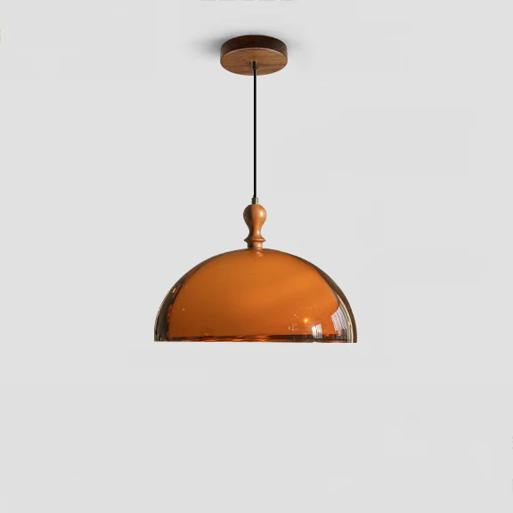 WOMO Brown Dome Pendant Light-WM2985 - Image 9