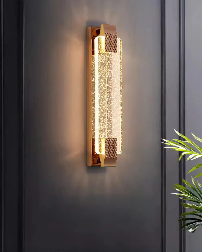 WOMO Bubble Crystal Long Wall Sconce-WM6142 - Image 4