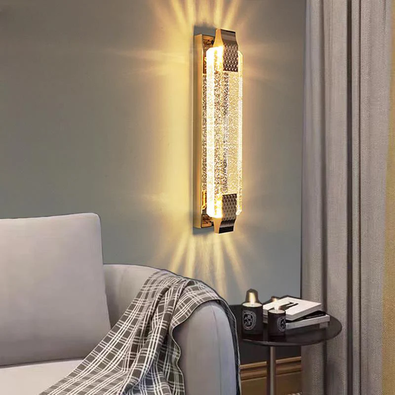 WOMO Bubble Crystal Long Wall Sconce-WM6142 - Image 5