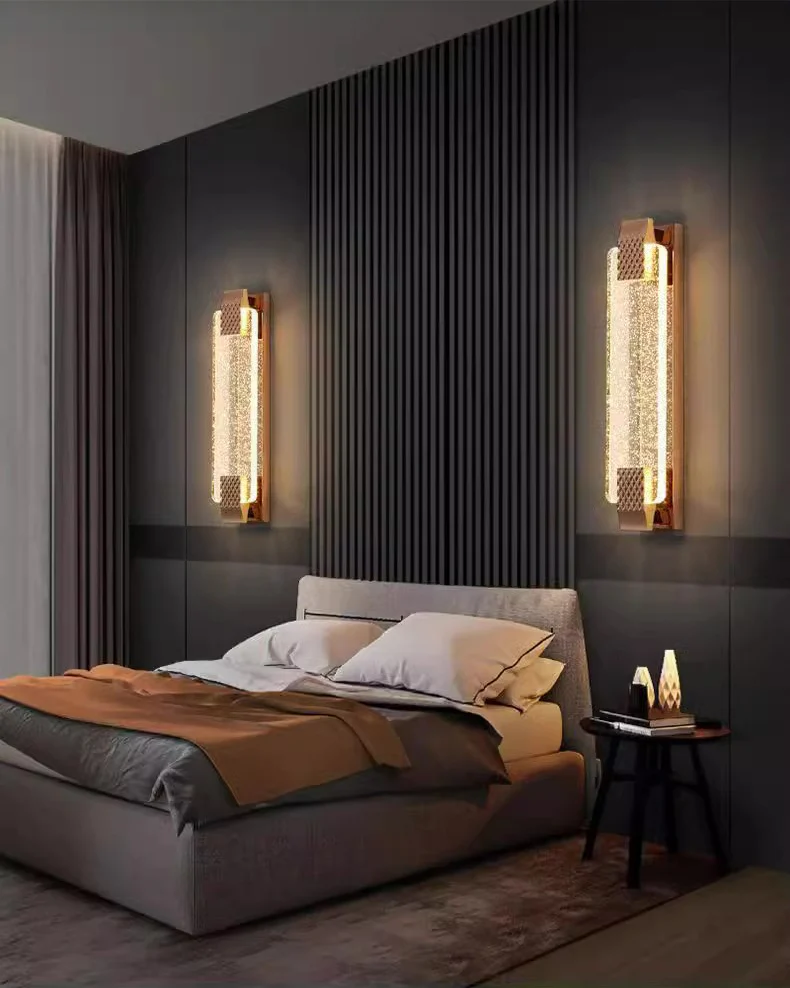 WOMO Bubble Crystal Long Wall Sconce-WM6142 - Image 6