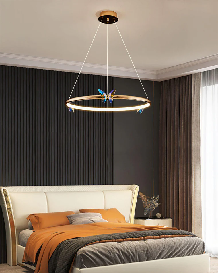 WOMO Butterfly Circular Led Chandelier-WM2802 - Image 2