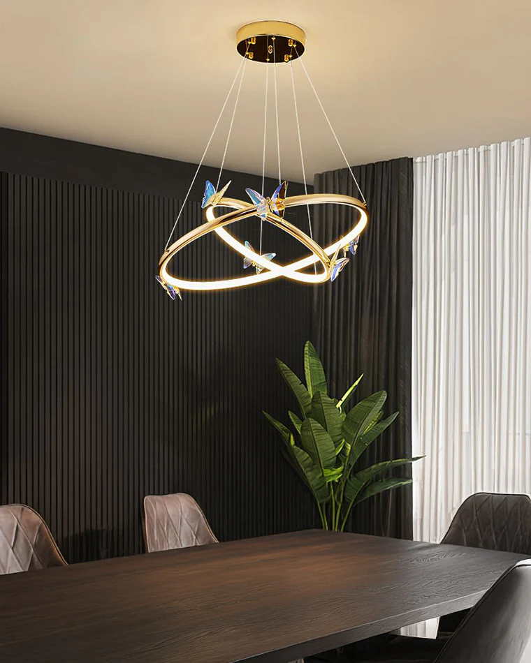 WOMO Butterfly Circular Led Chandelier-WM2802 - Image 3