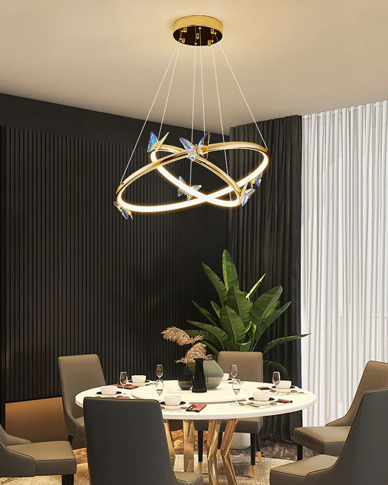 WOMO Butterfly Circular Led Chandelier-WM2802 - Image 4