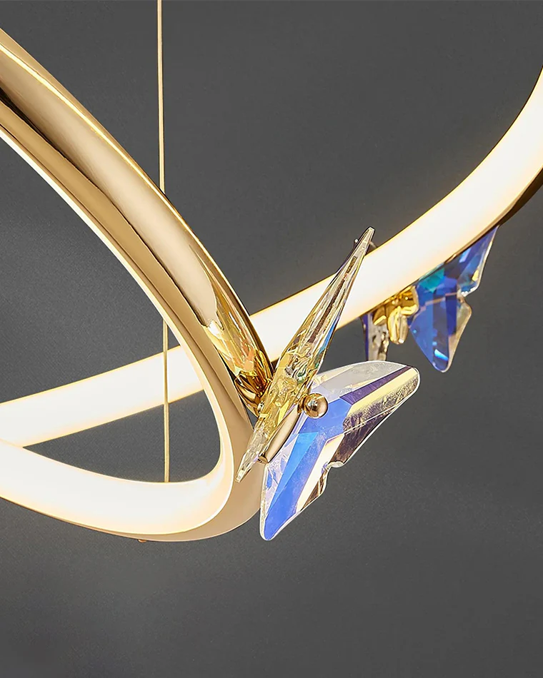 WOMO Butterfly Circular Led Chandelier-WM2802 - Image 7