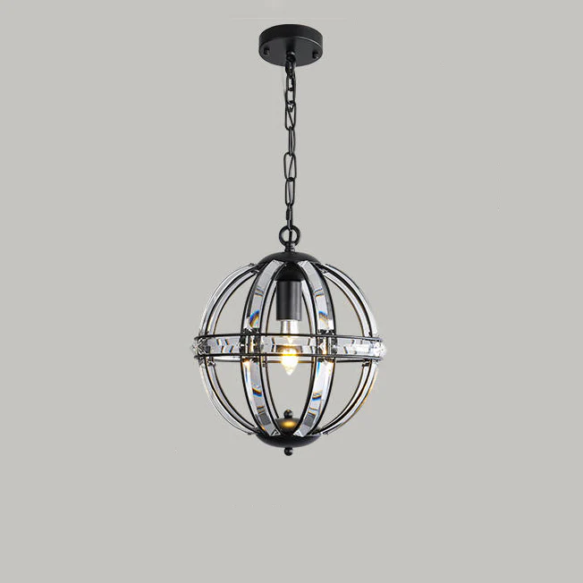 WOMO Cage Crystal Orb Chandelier-WM2595 - Image 21