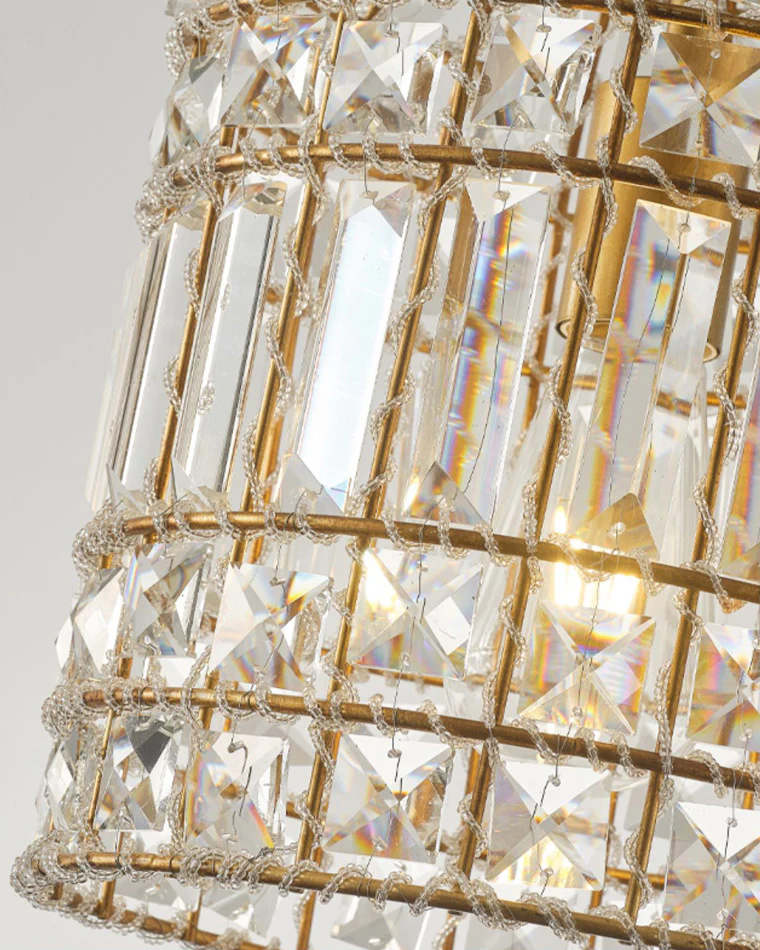 WOMO Birdcage Crystal Pendant Light-WM2343 - Image 7
