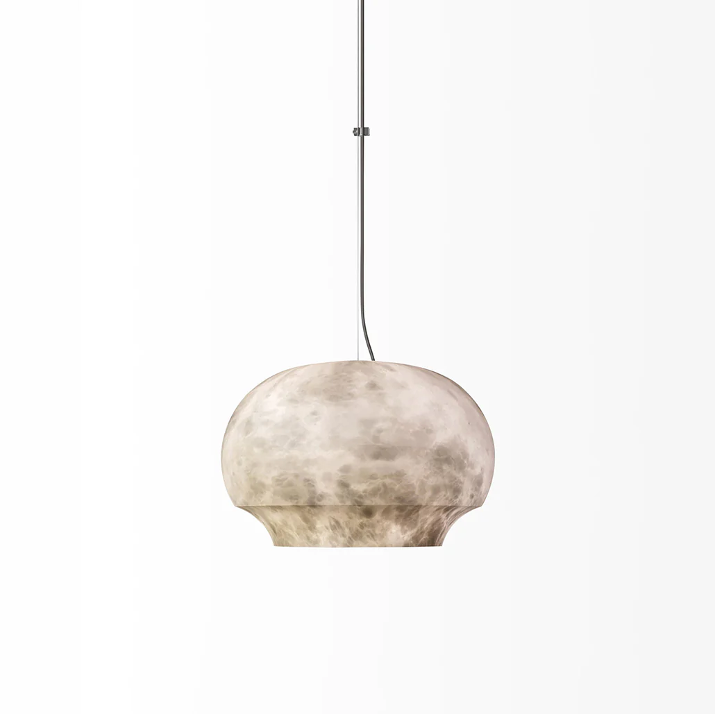 WOMO Camille Alabaster Pendant Light-WM2894 - Image 9