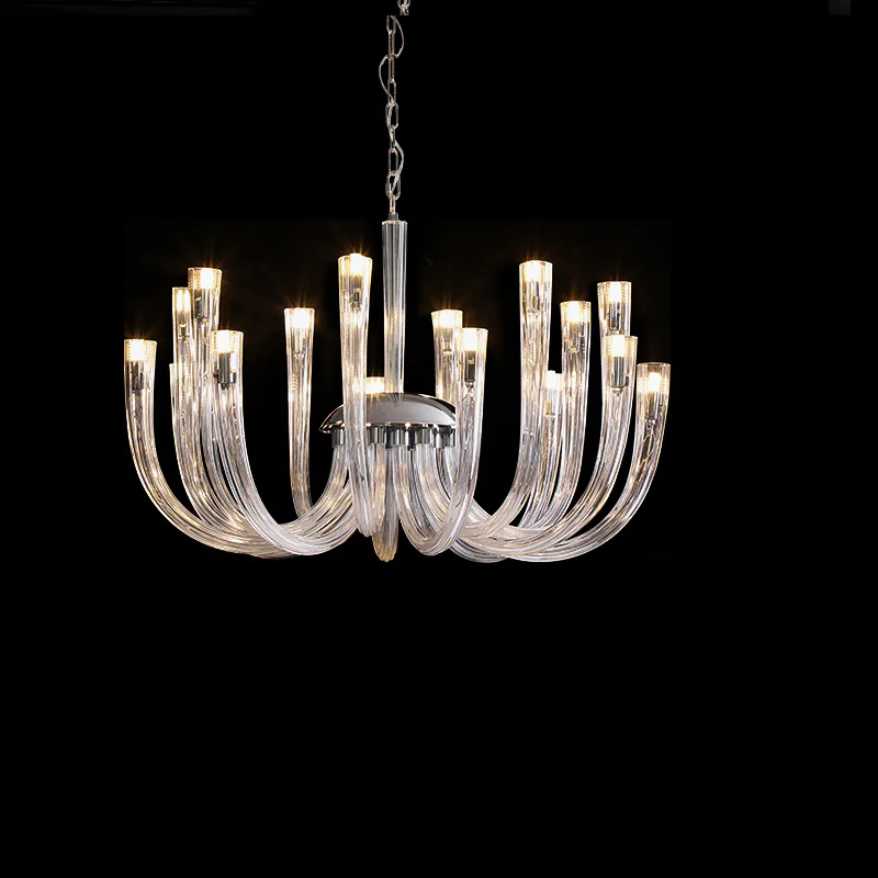 WOMO Candelabra Glass Chandelier-WM2356 - Image 10