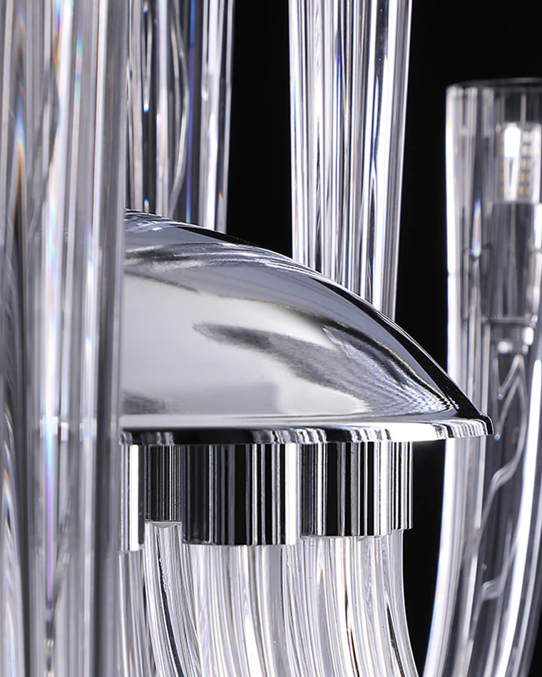 WOMO Candelabra Glass Chandelier-WM2356 - Image 7
