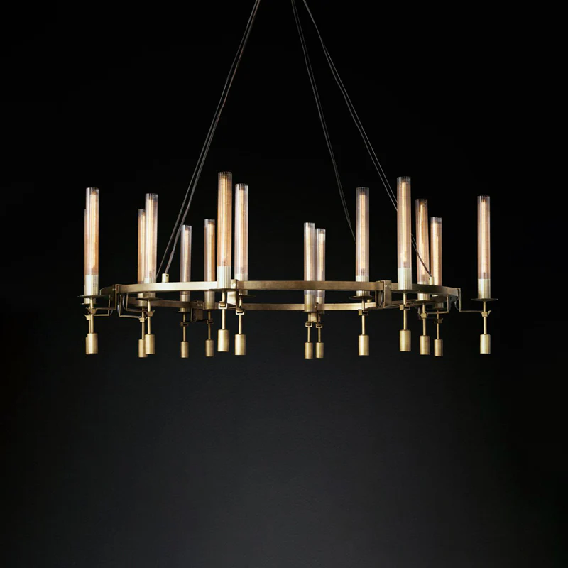 WOMO Candelabra Round Chandelier-WM2924 - Image 13