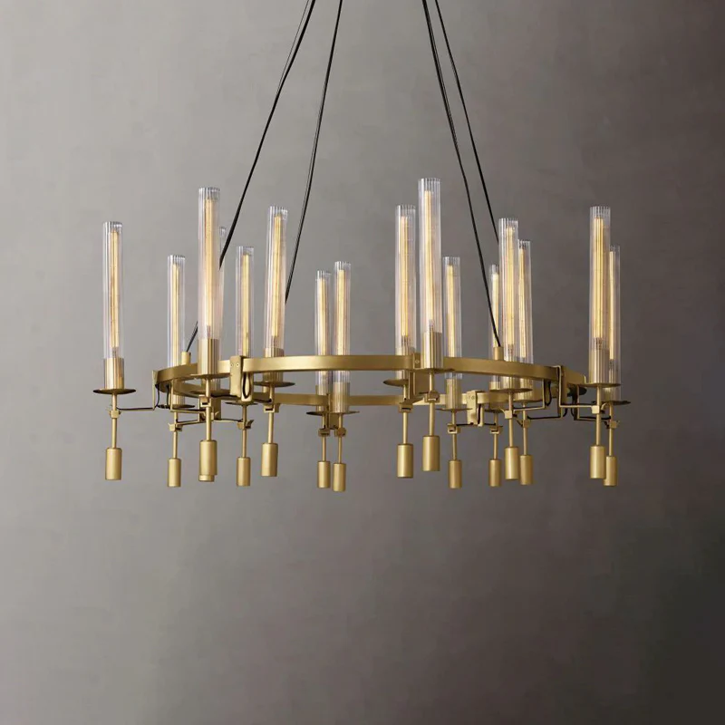 WOMO Candelabra Round Chandelier-WM2924 - Image 15