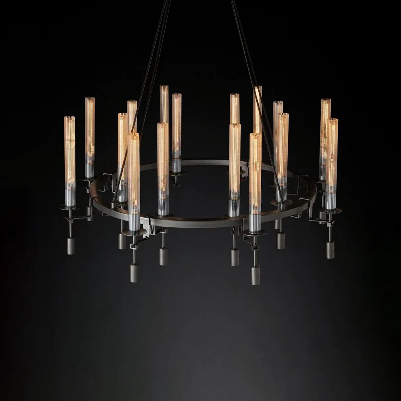 WOMO Candelabra Round Chandelier-WM2924 - Image 19