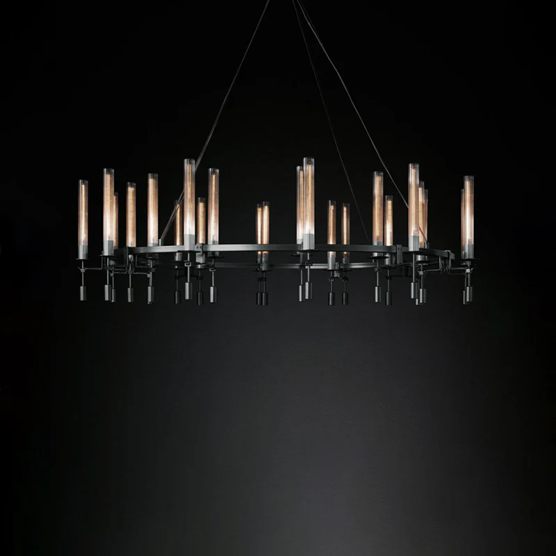 WOMO Candelabra Round Chandelier-WM2924 - Image 23