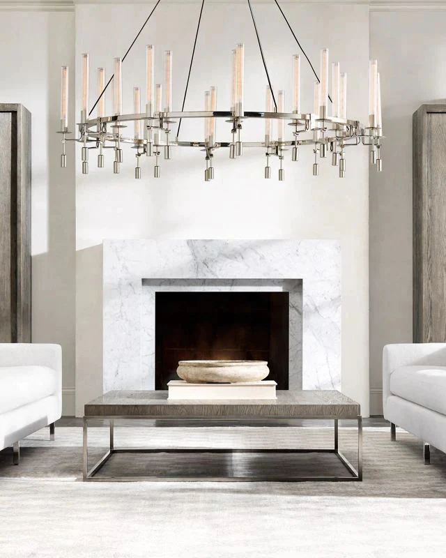 WOMO Candelabra Round Chandelier-WM2924 - Image 3
