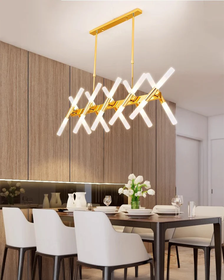 WOMO Candle Linear Chandelier-WM2805 - Image 4