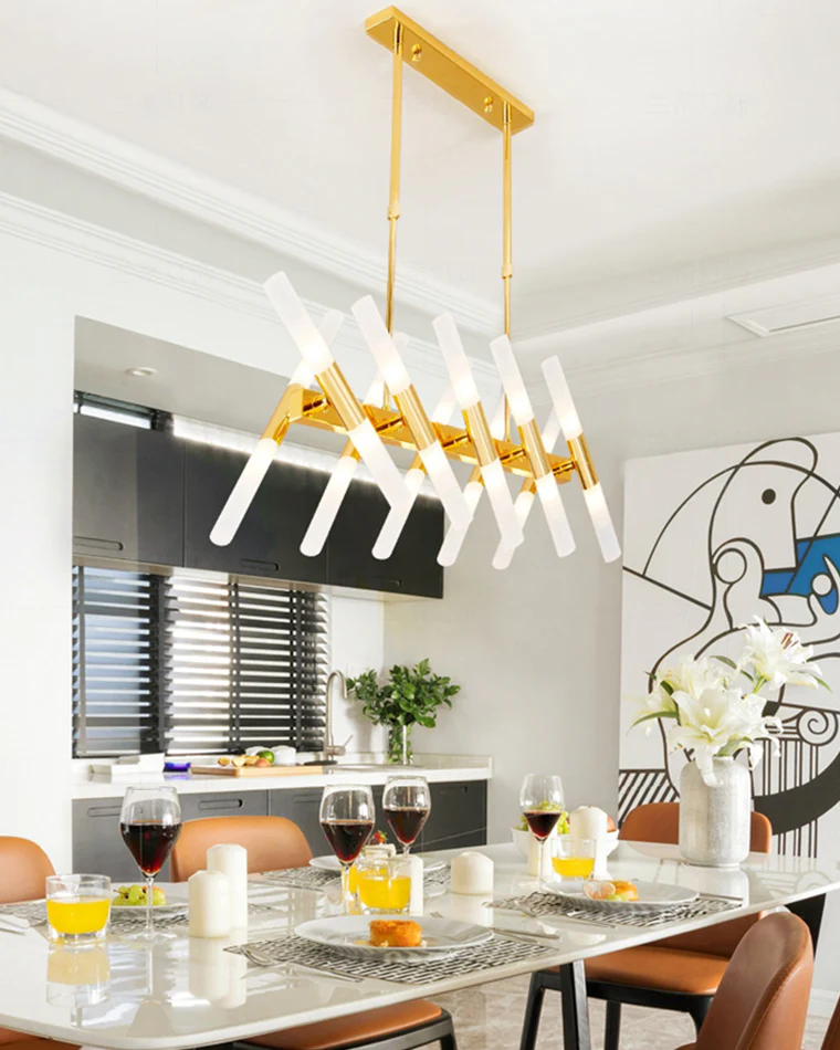 WOMO Candle Linear Chandelier-WM2805 - Image 7