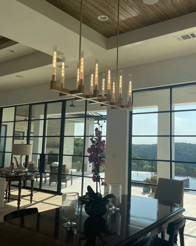 WOMO Candle Linear Chandelier-WM2816 - Image 5