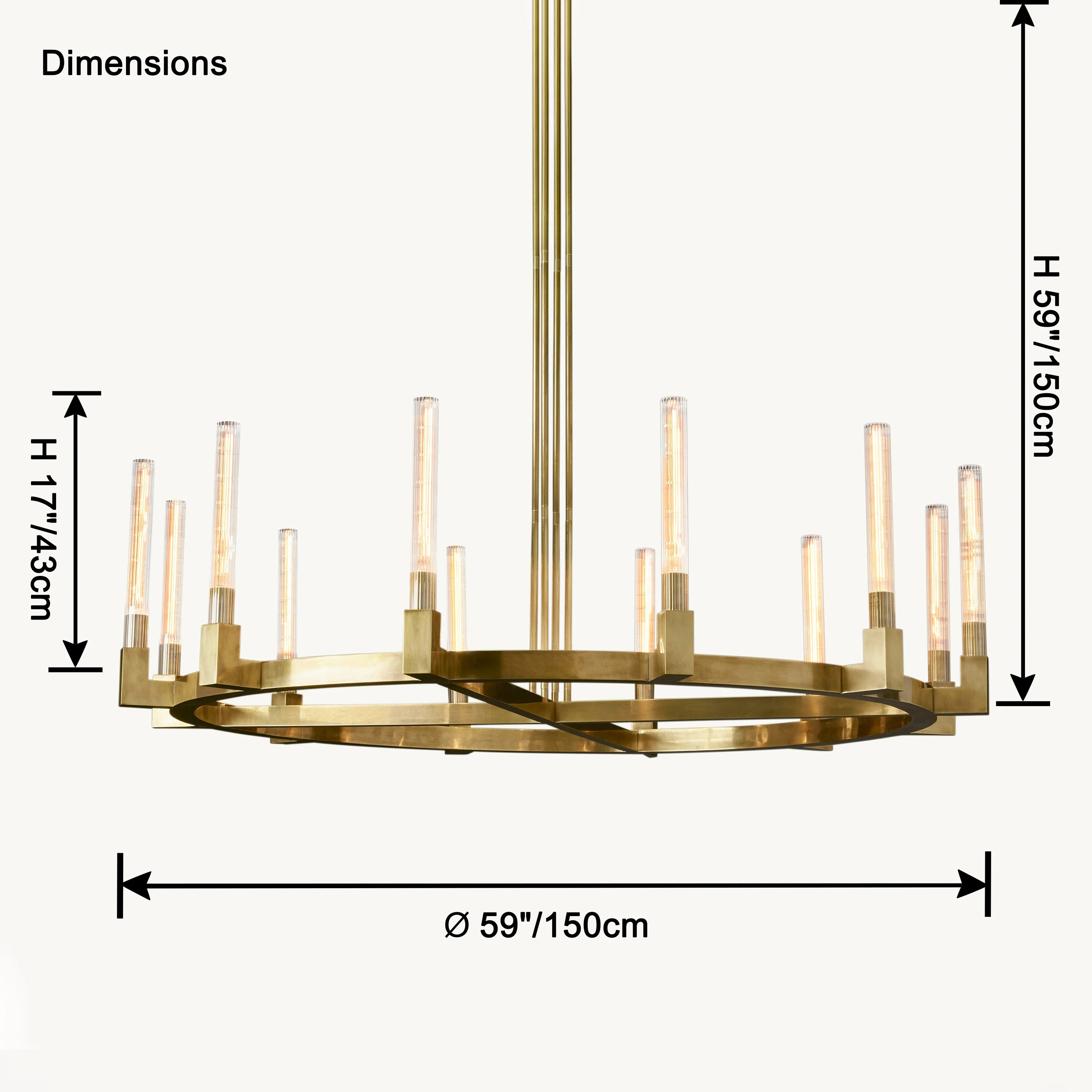 WOMO Candle Round Chandelier-WM2815 - Image 22