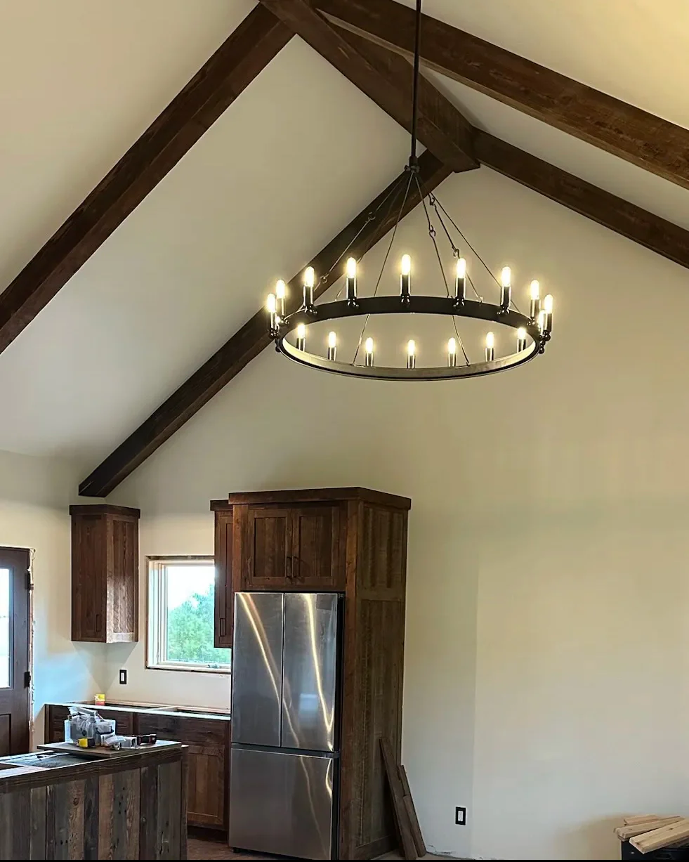 WOMO Candle Round Chandelier-WM2818 - Image 4