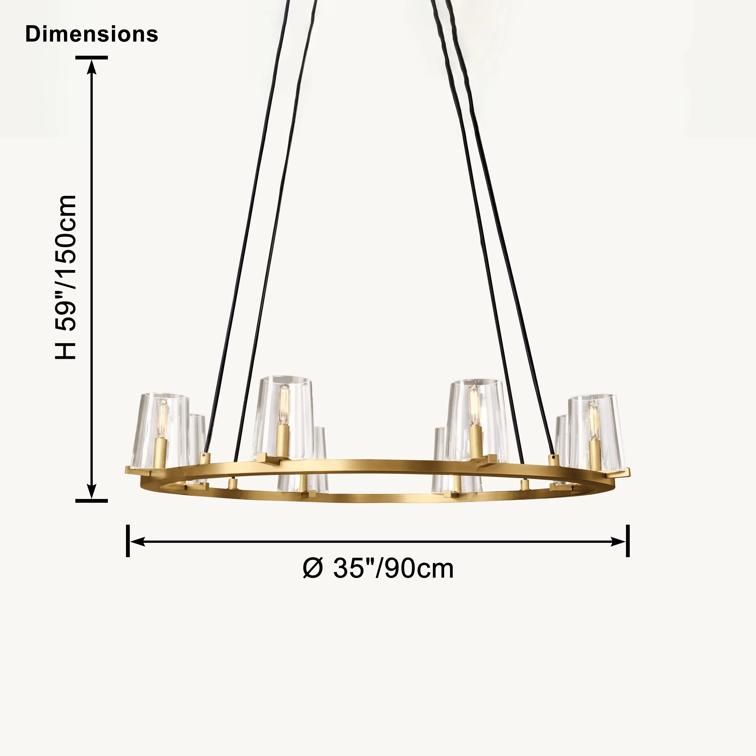 WOMO Candle Round Chandelier-WM2929 - Image 17