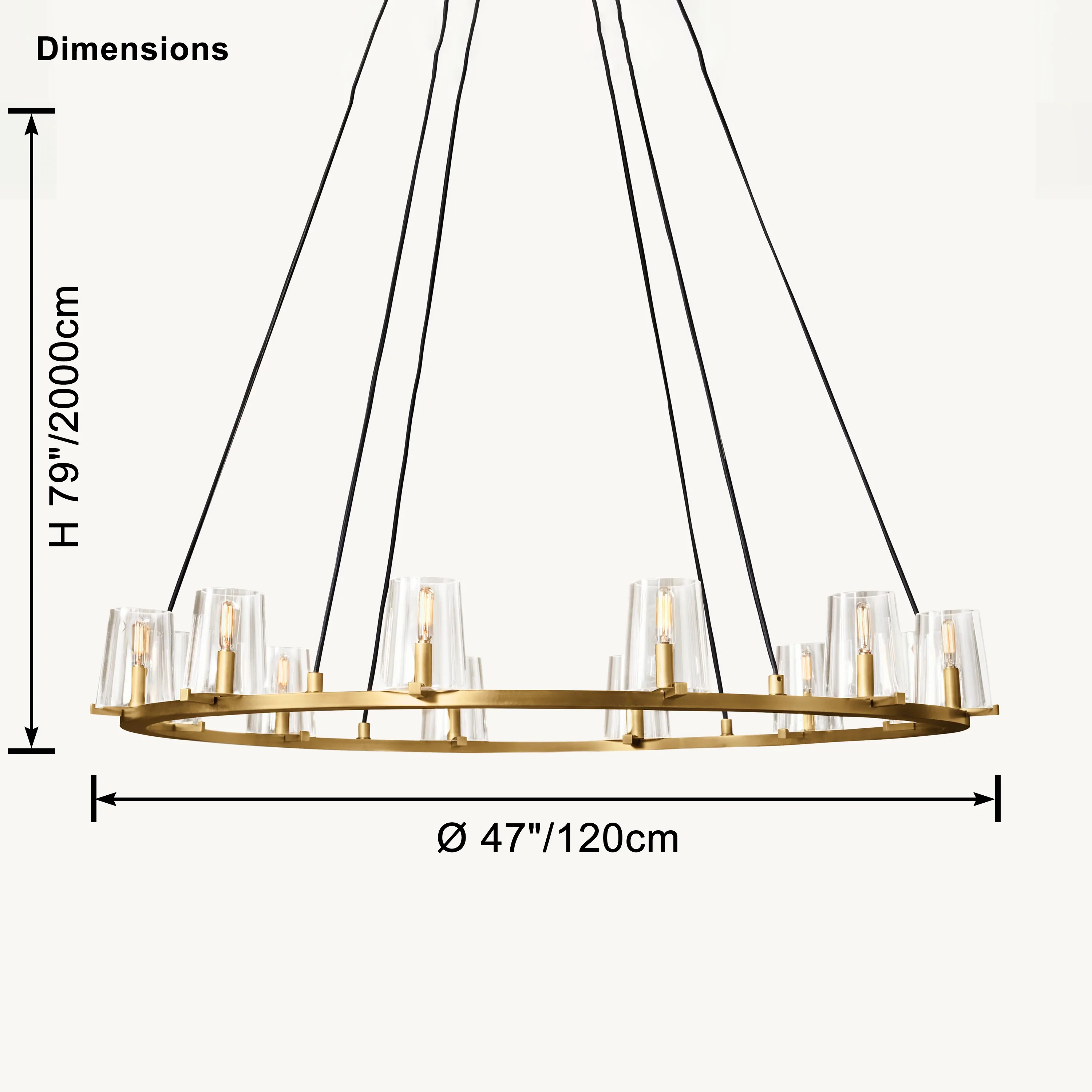 WOMO Candle Round Chandelier-WM2929 - Image 19
