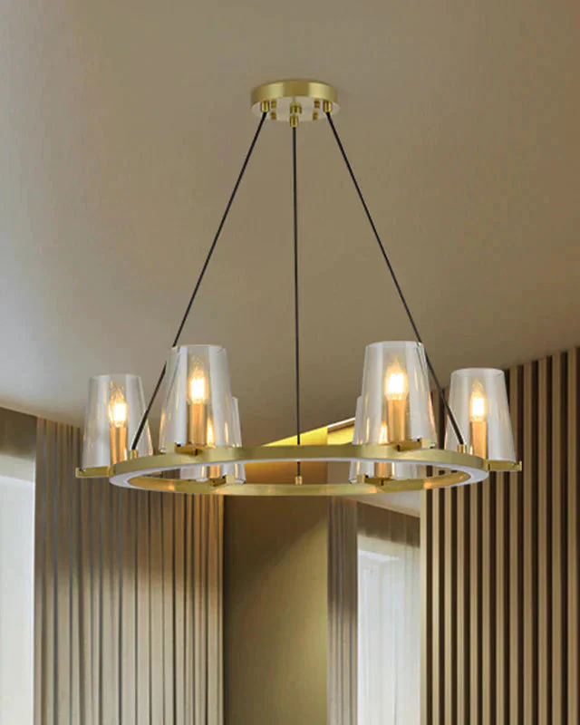 WOMO Candle Round Chandelier-WM2929 - Image 7