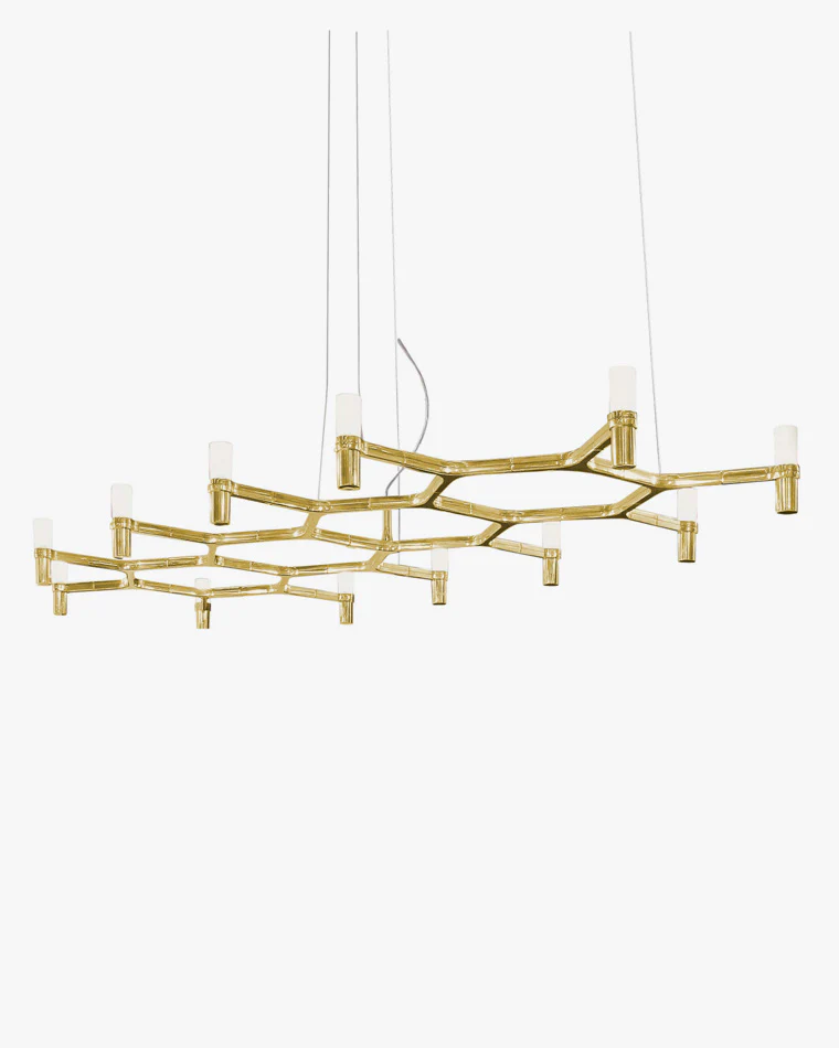 WOMO Candlestick Linear Chandelier-WM2556 - Image 7