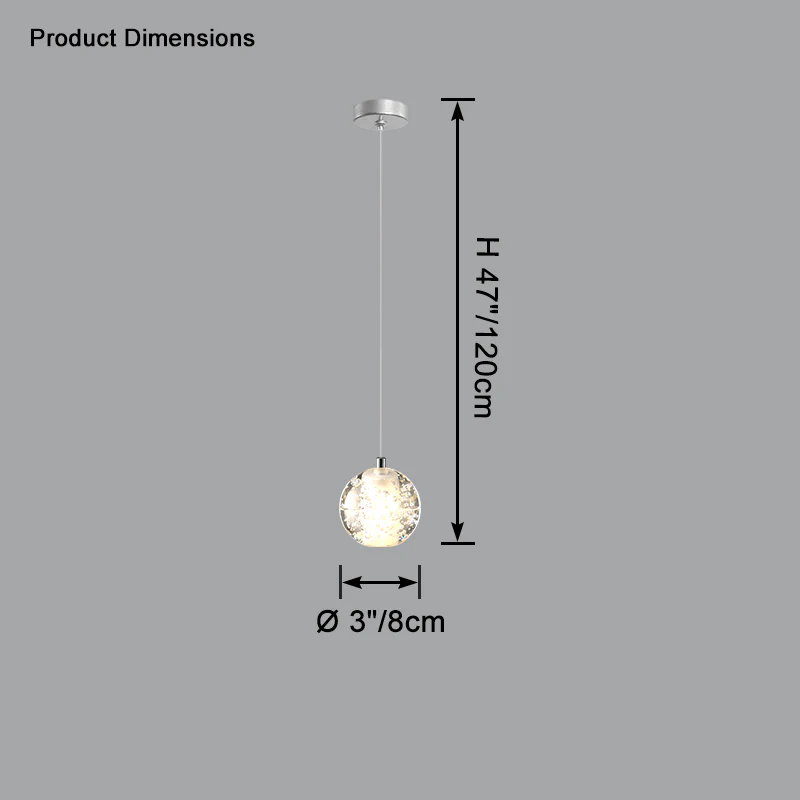 WOMO Glass Ball Rain Chandelier-WM2647 - Image 13