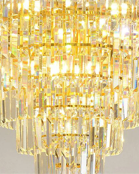 WOMO Large Cascading Crystal Chandelier-WM2917 - Image 12