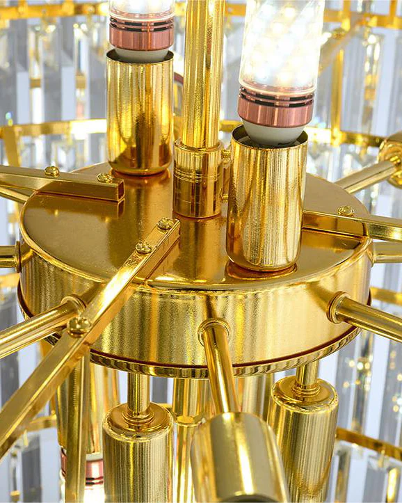 WOMO Large Cascading Crystal Chandelier-WM2917 - Image 13