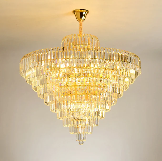 WOMO Large Cascading Crystal Chandelier-WM2917 - Image 18