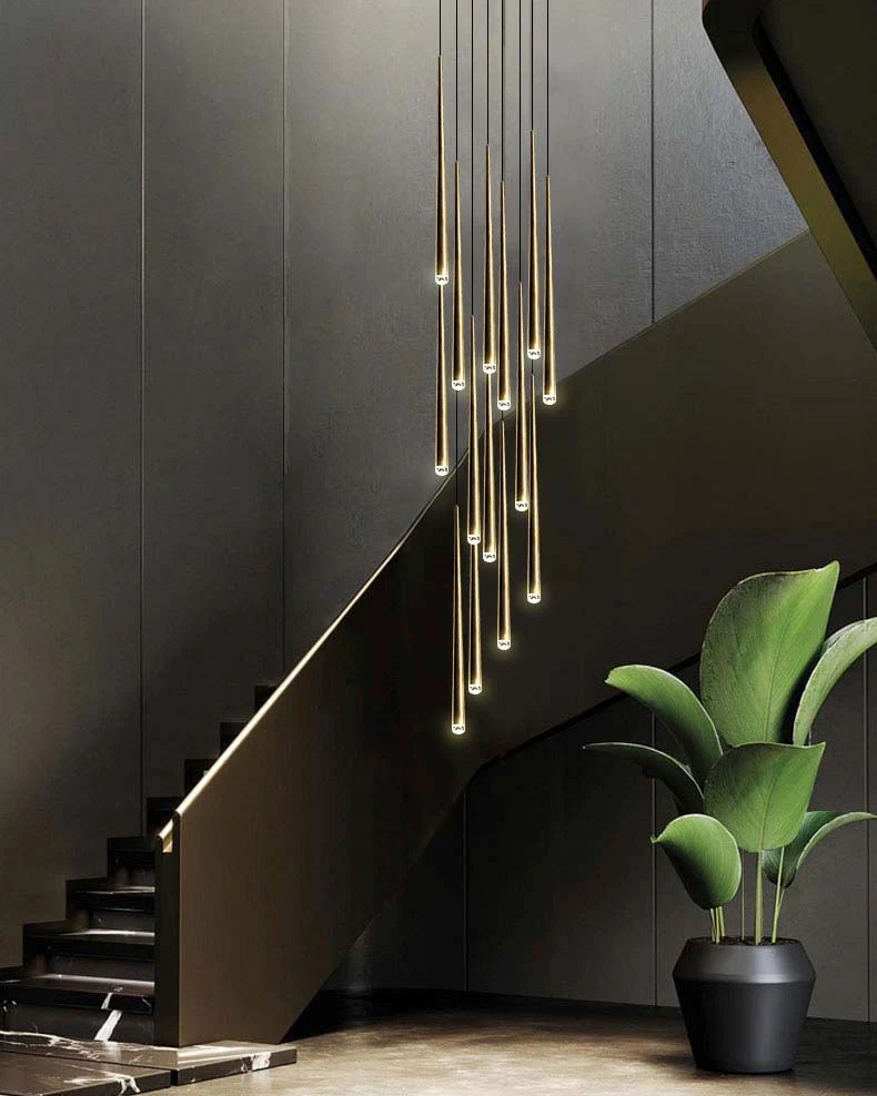 WOMO Cascading Tube Chandelier-WM2914 - Image 2