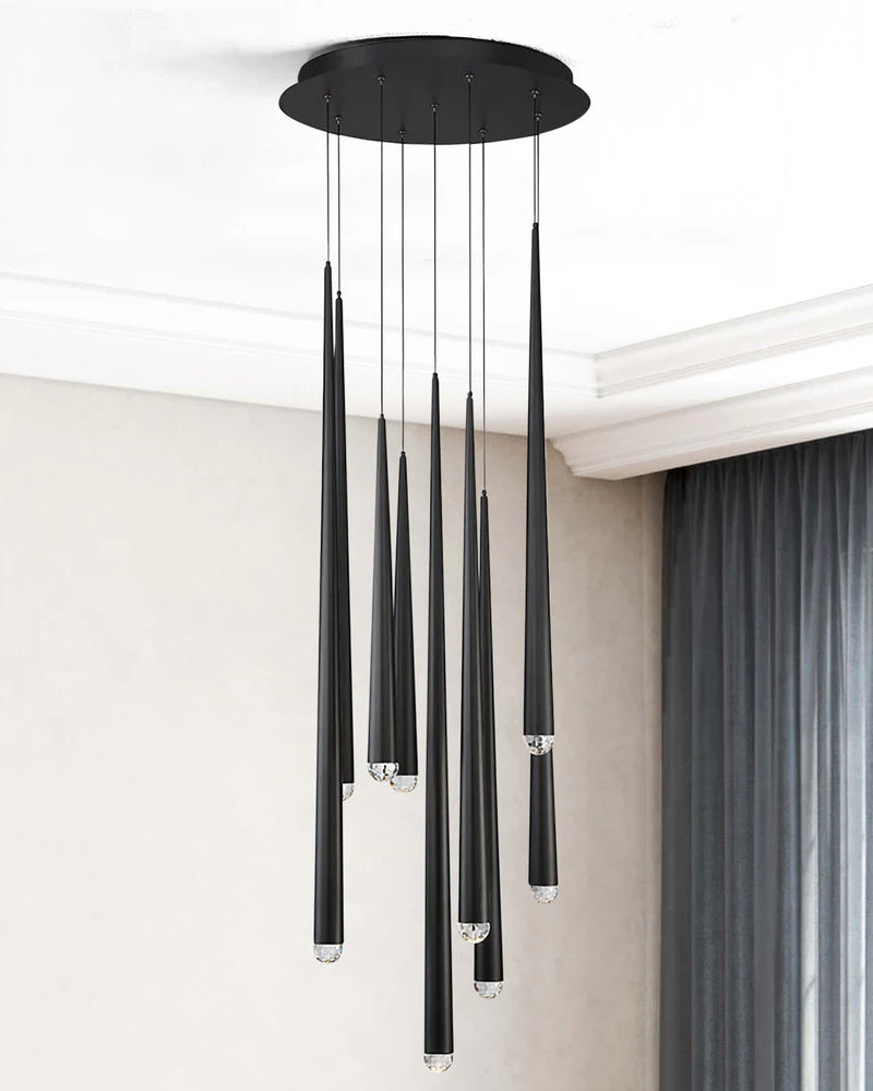 WOMO Cascading Tube Chandelier-WM2914 - Image 4
