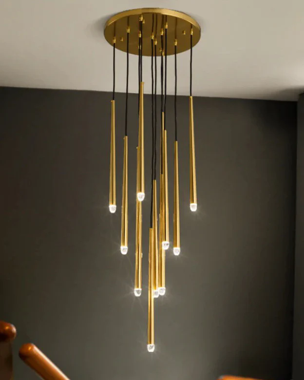 WOMO Cascading Tube Chandelier-WM2914 - Image 8