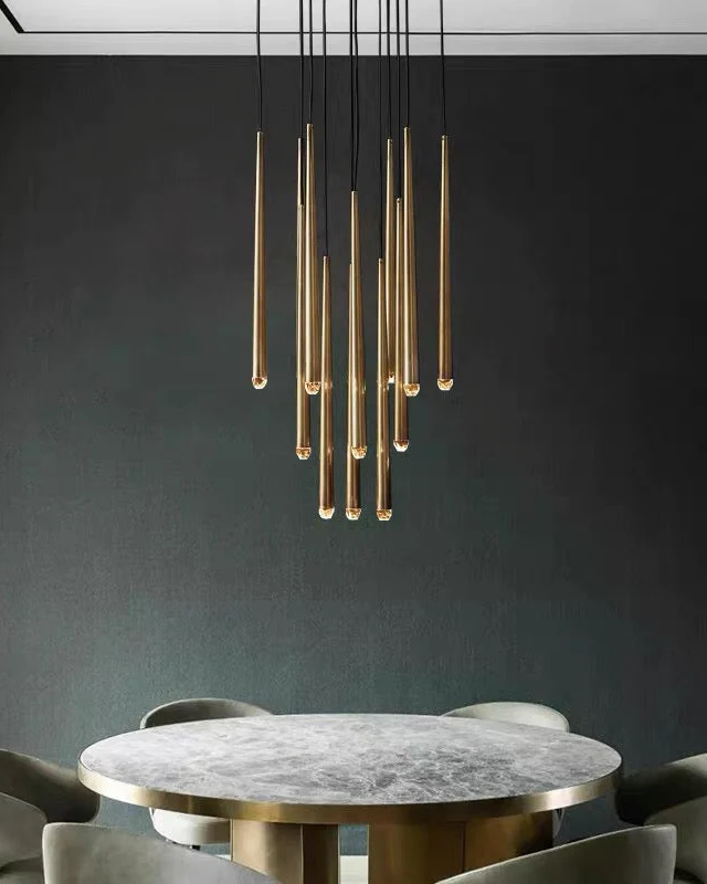 WOMO Cascading Tube Chandelier-WM2914 - Image 9