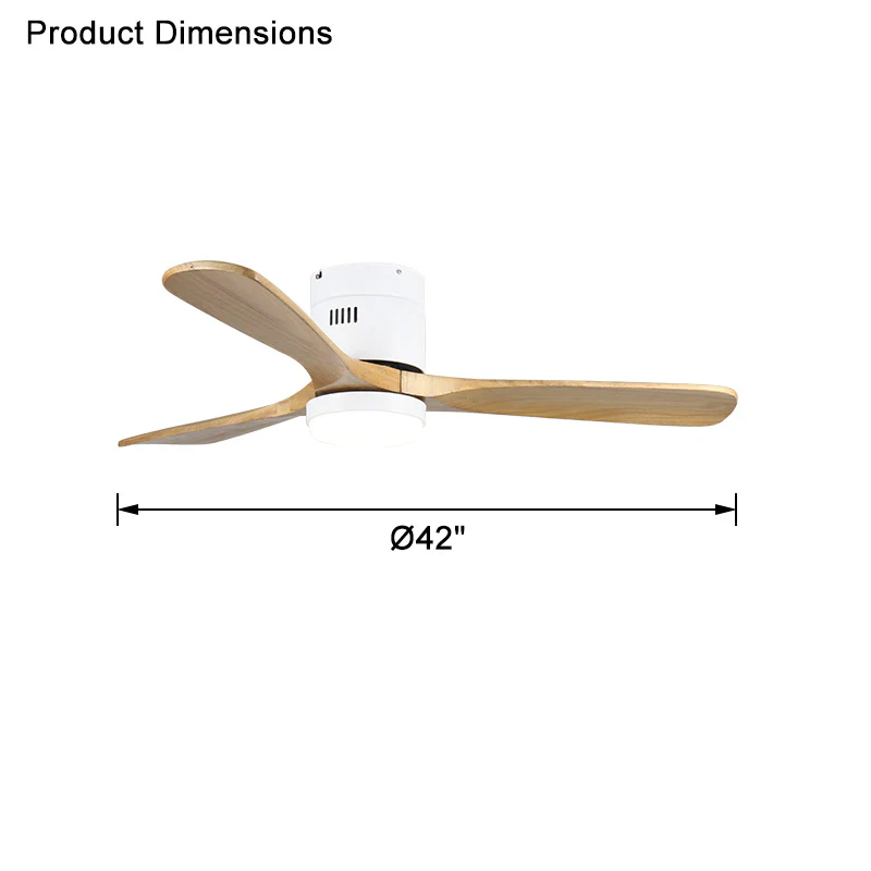 WOMO Low Profile Ceiling Fan Lamp-WM5040 - Image 9