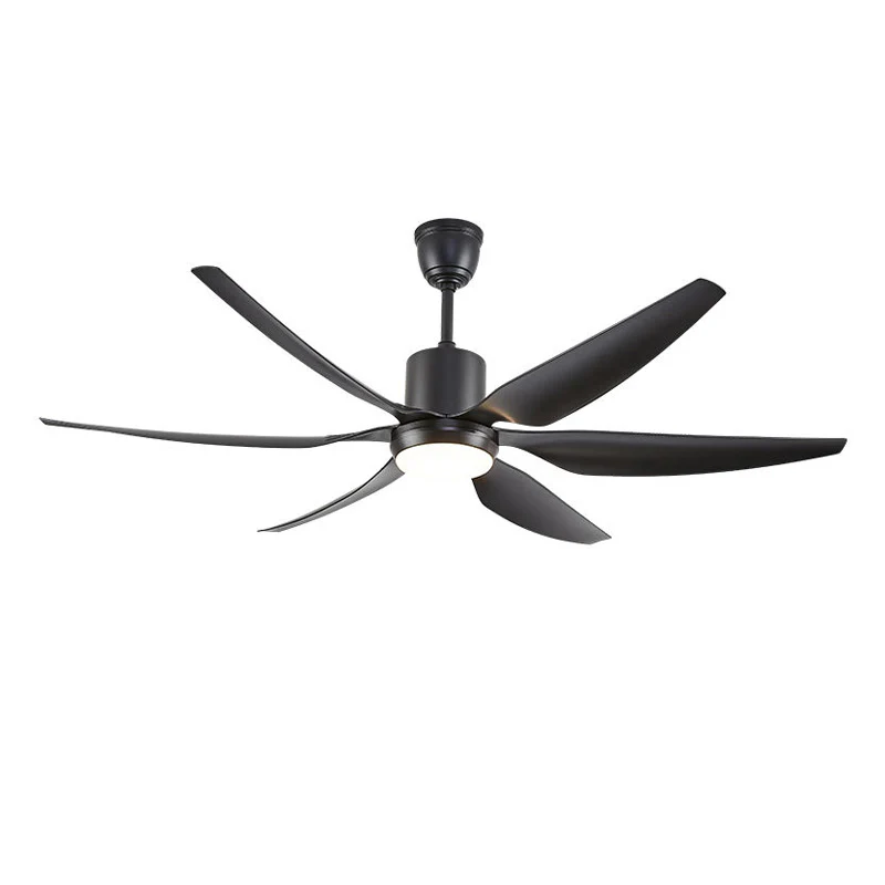 WOMO 5 Black Blade Large Ceiling Fan Lamp-WM5042 - Image 8
