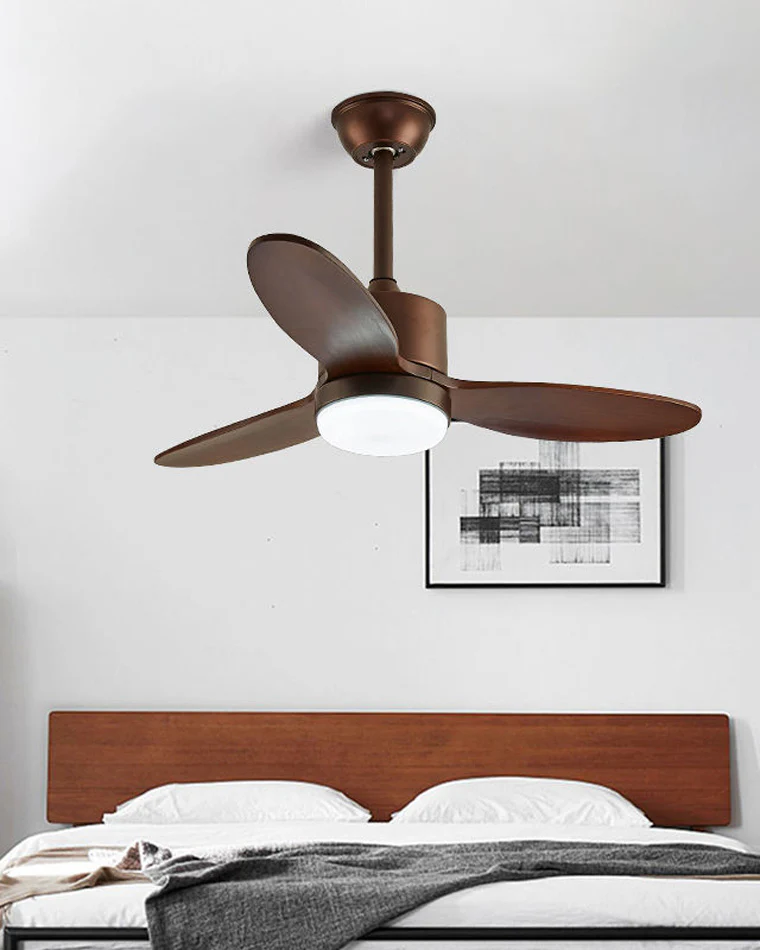 WOMO Mid Century Modern Ceiling Fan Lamp-WM5043 - Image 12