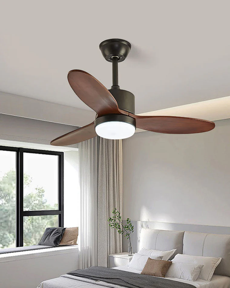 WOMO Mid Century Modern Ceiling Fan Lamp-WM5043 - Image 13