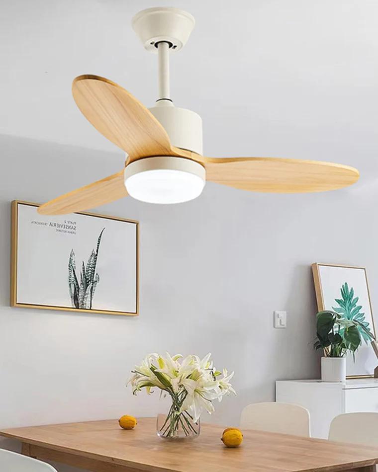 WOMO Mid Century Modern Ceiling Fan Lamp-WM5043 - Image 14