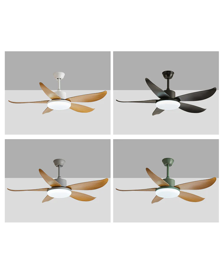 WOMO 5 blade Modern Ceiling Fan Lamp-WM5049 - Image 12