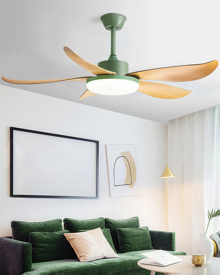 WOMO 5 blade Modern Ceiling Fan Lamp-WM5049 - Image 3