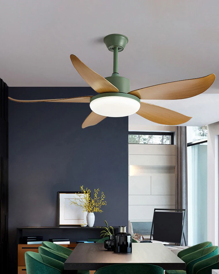 WOMO 5 blade Modern Ceiling Fan Lamp-WM5049 - Image 7