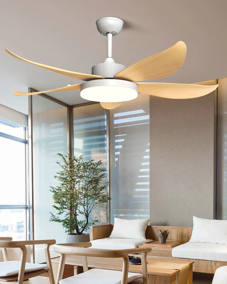 WOMO 5 blade Modern Ceiling Fan Lamp-WM5049 - Image 8