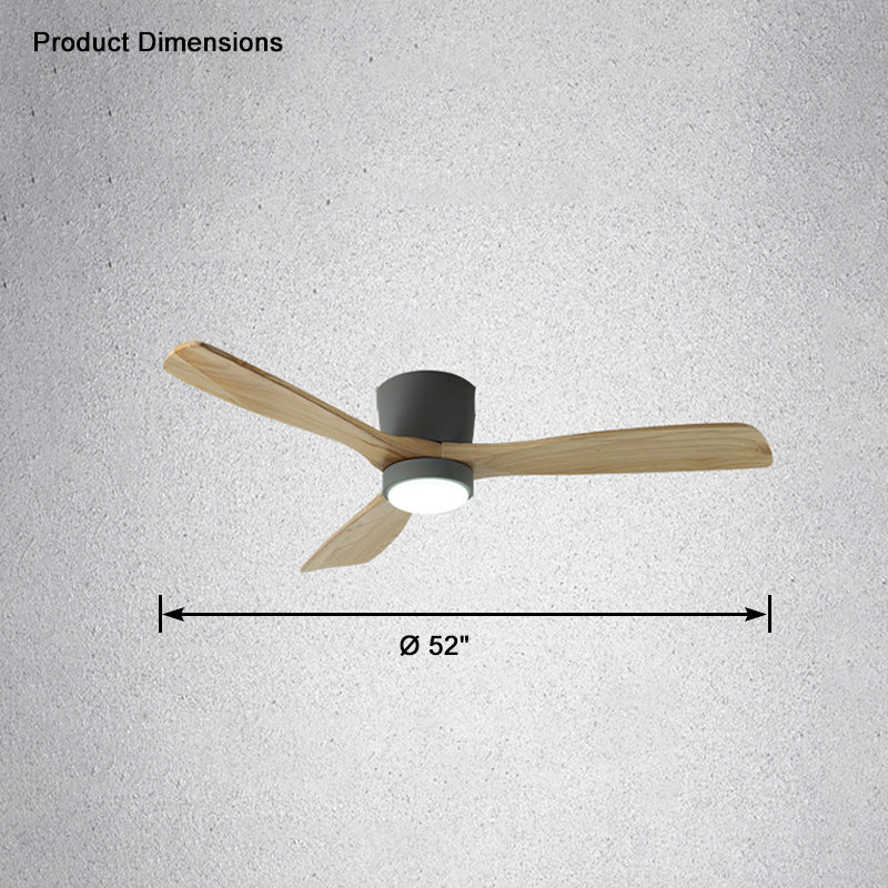 WOMO Large Low Profile Ceiling Fan Lamp-WM5052 - Image 37