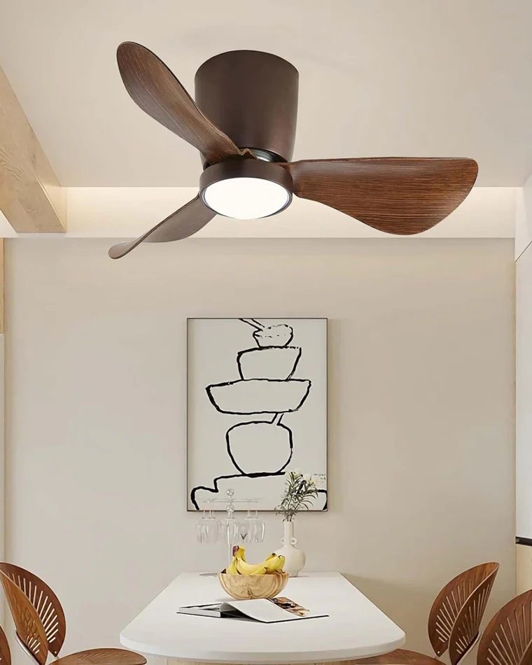 WOMO Low Profile Ceiling Fan Lamp-WM5056 - Image 4