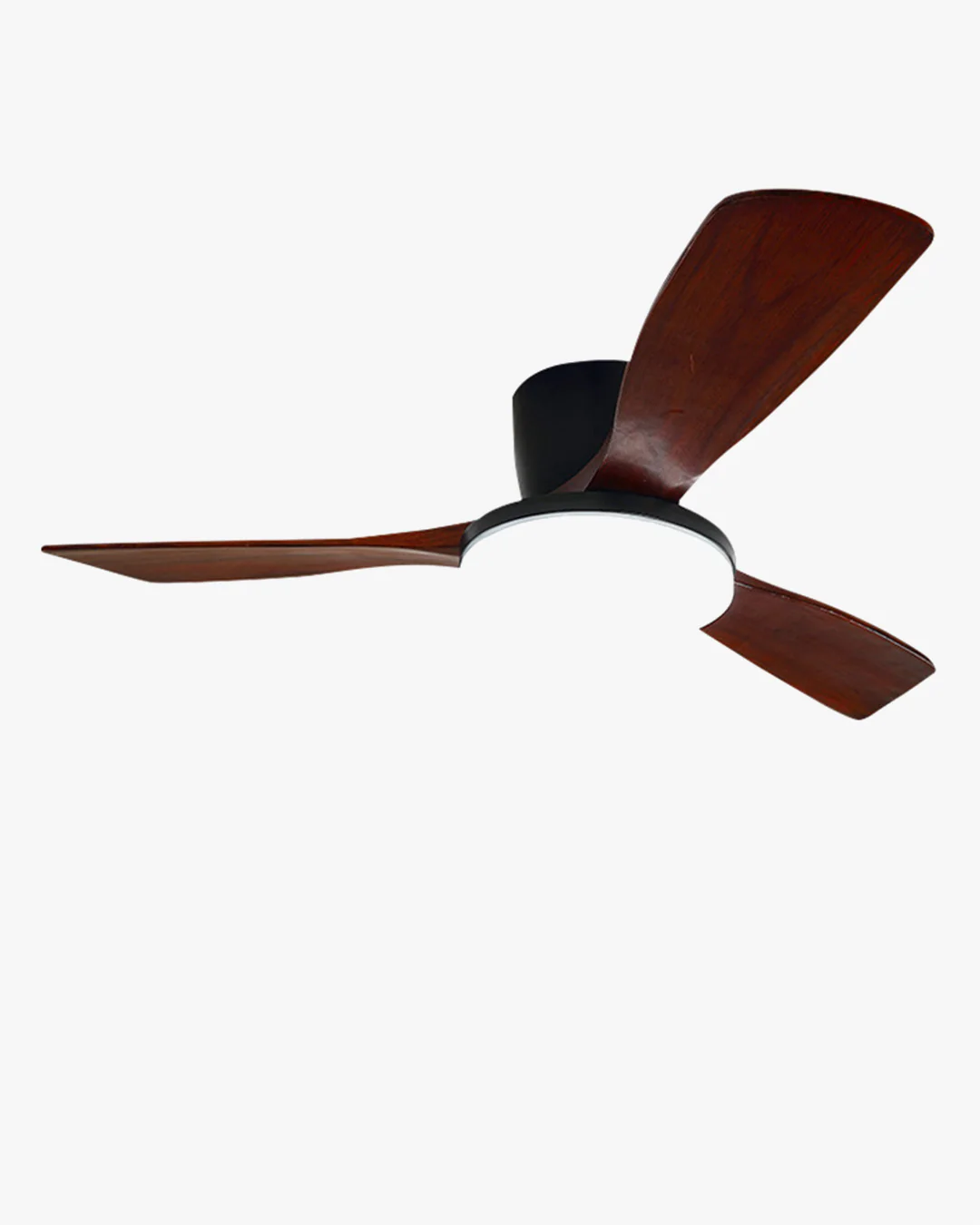 WOMO 3 Wood Blade Low Profile Ceiling Fan Lamp-WM5058 - Image 9